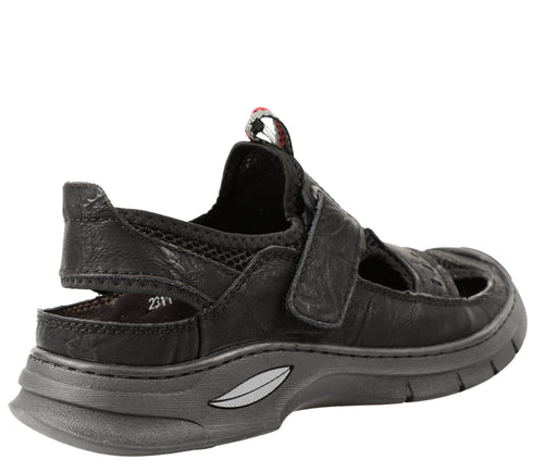 Pantofi casual, barbati, MELS, 2311 negru, piele naturala